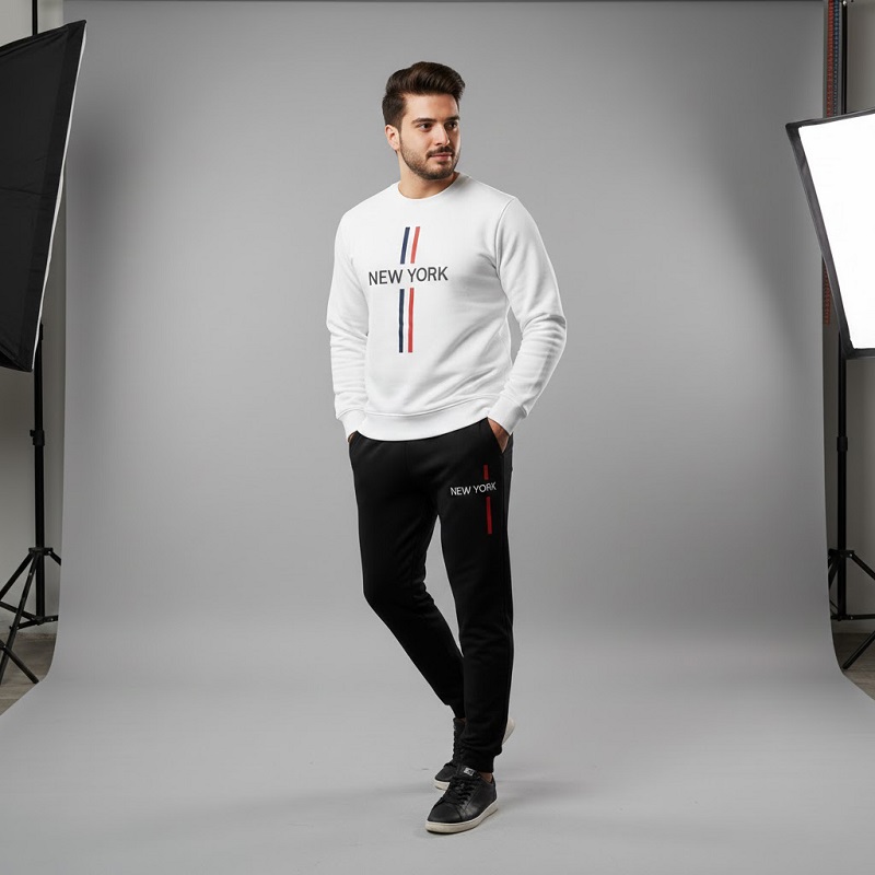 ست مردانه دورس و شلوار new york-چند رنگ